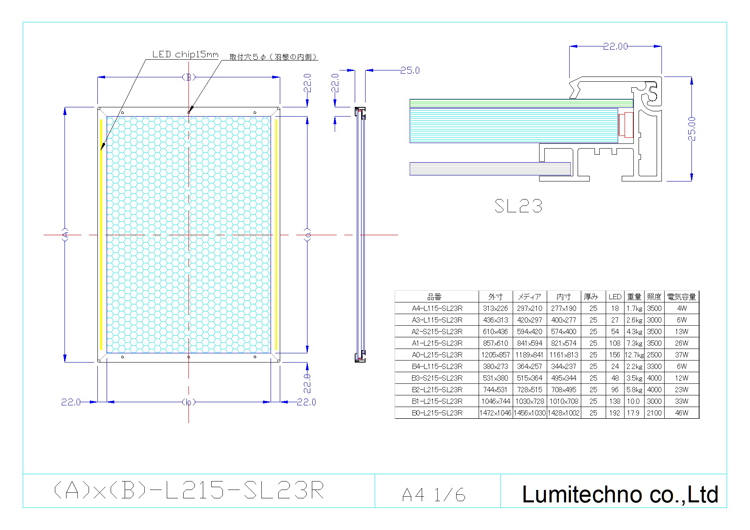 LEDライトパネルSL23 LEDライトパネルSL23